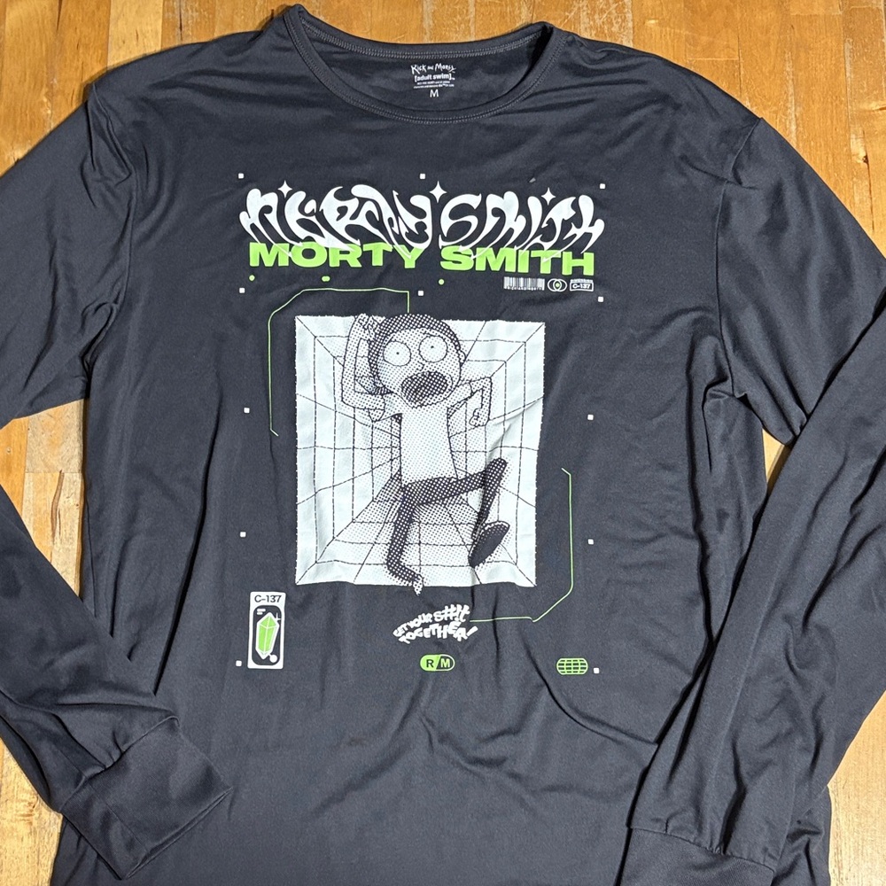 Rick and Morty Portal Math long sleeve shirt